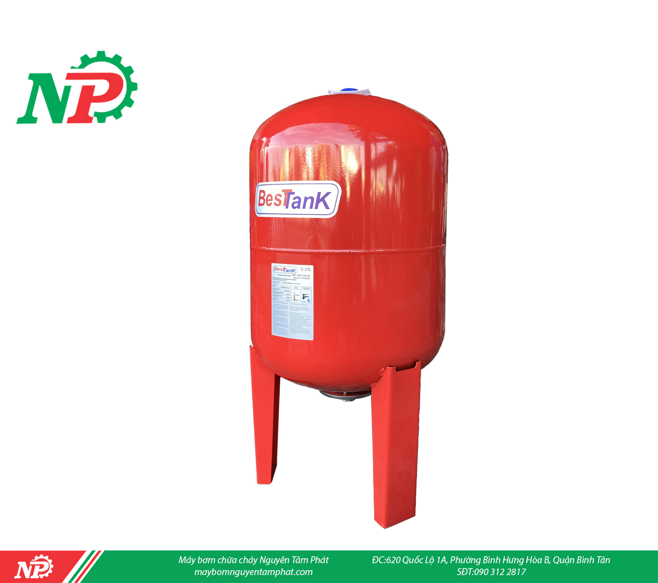 Bình tích áp 200L 10bar